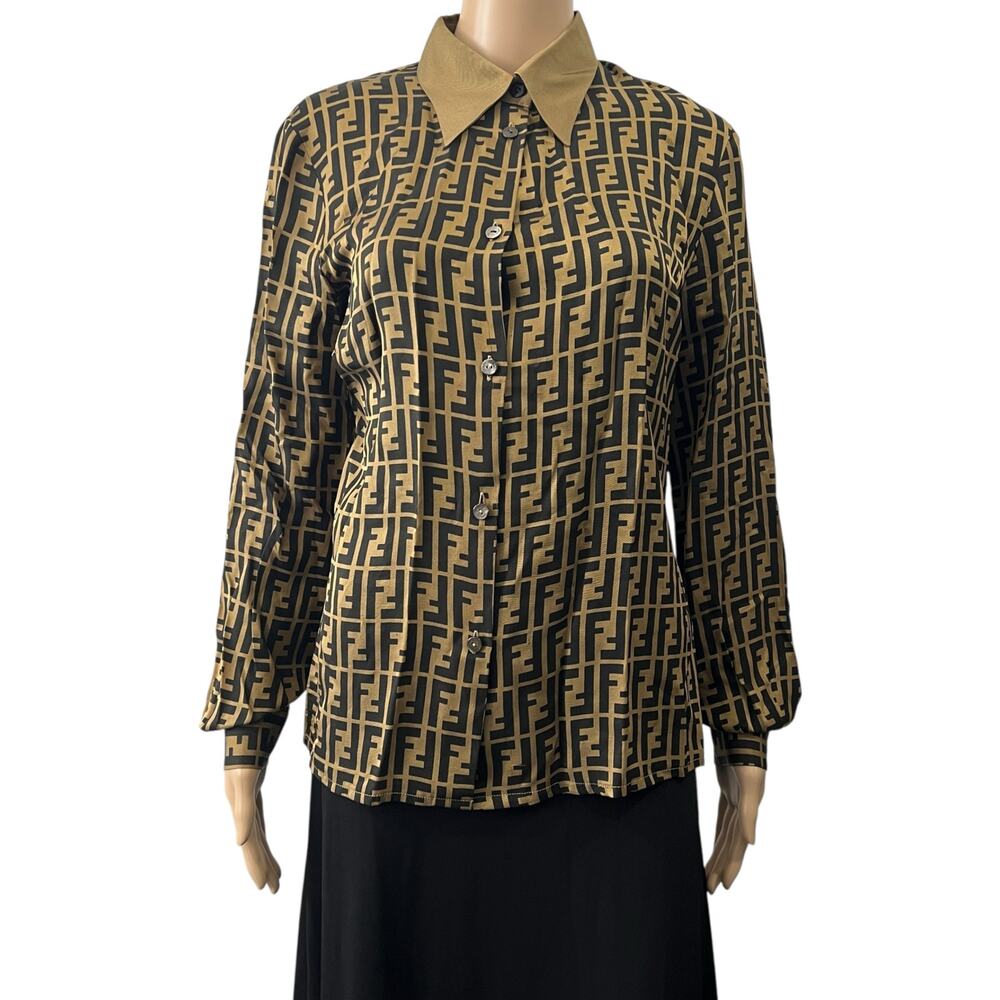 Fendi Vintage Zucca Blouse